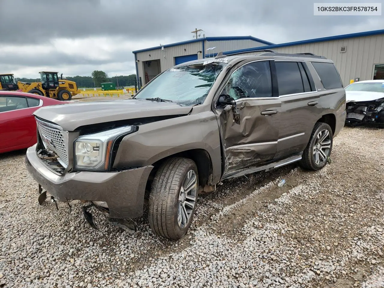 2015 GMC Yukon Slt VIN: 1GKS2BKC3FR578754 Lot: 61089186