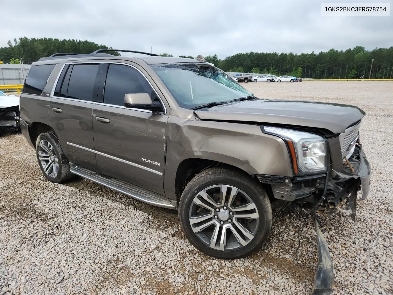 2015 GMC Yukon Slt VIN: 1GKS2BKC3FR578754 Lot: 61089186