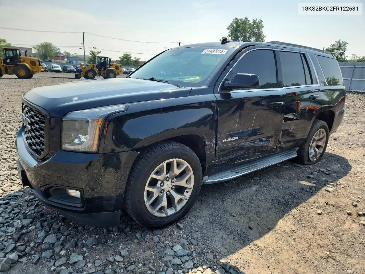 2015 GMC Yukon Slt VIN: 1GKS2BKC2FR122681 Lot: 61407316