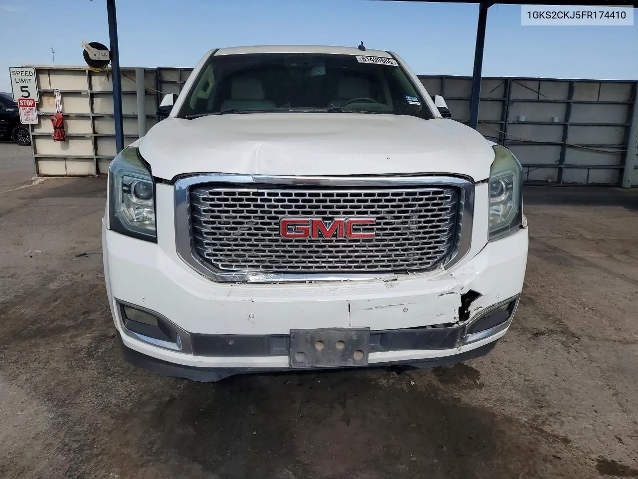 2015 GMC Yukon Denali VIN: 1GKS2CKJ5FR174410 Lot: 61490866