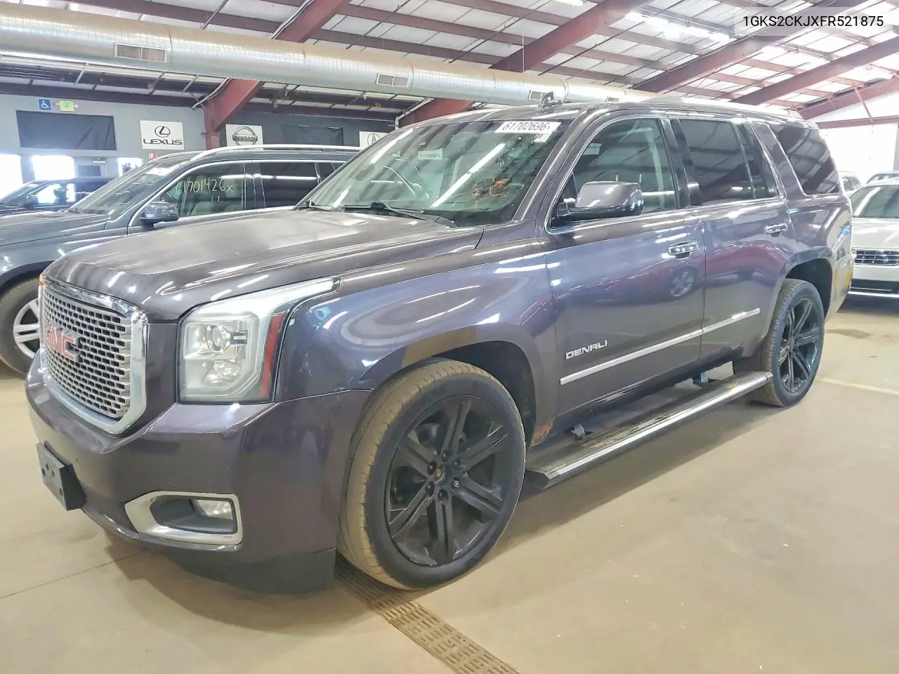 2015 GMC Yukon Denali VIN: 1GKS2CKJXFR521875 Lot: 61702696