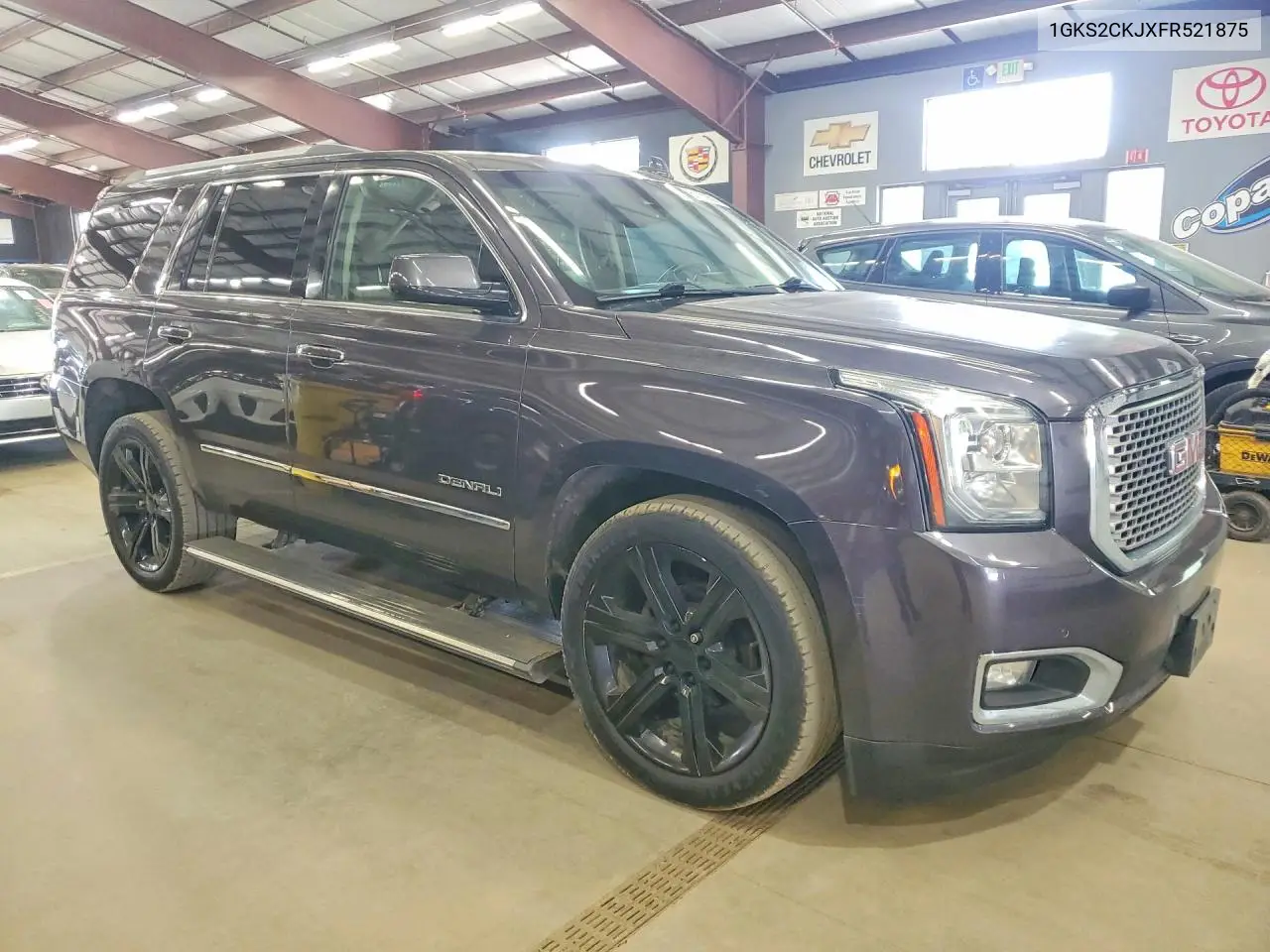 2015 GMC Yukon Denali VIN: 1GKS2CKJXFR521875 Lot: 61702696