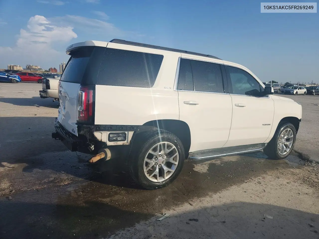 2015 GMC Yukon Sle VIN: 1GKS1AKC5FR269249 Lot: 61903376