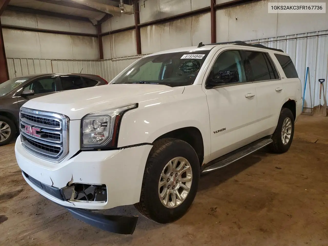 1GKS2AKC3FR167736 2015 GMC Yukon Sle