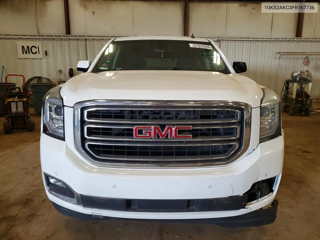 1GKS2AKC3FR167736 2015 GMC Yukon Sle