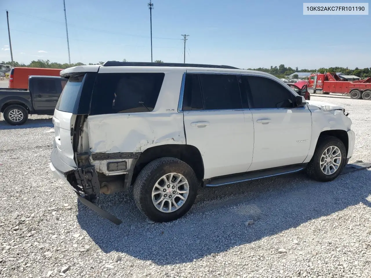 1GKS2AKC7FR101190 2015 GMC Yukon Sle
