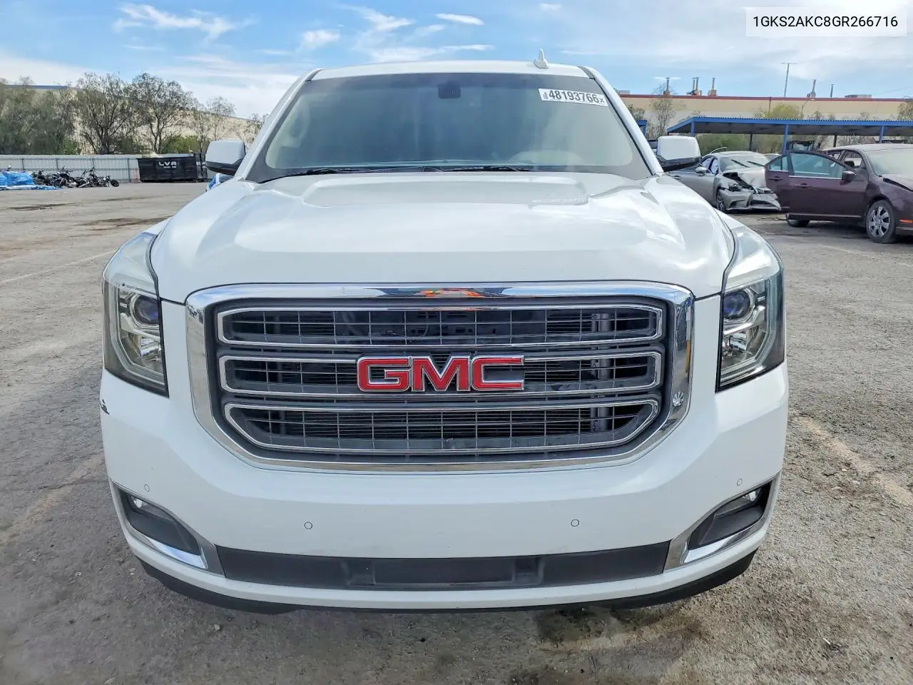 2016 GMC Yukon Sle VIN: 1GKS2AKC8GR266716 Lot: 48193766