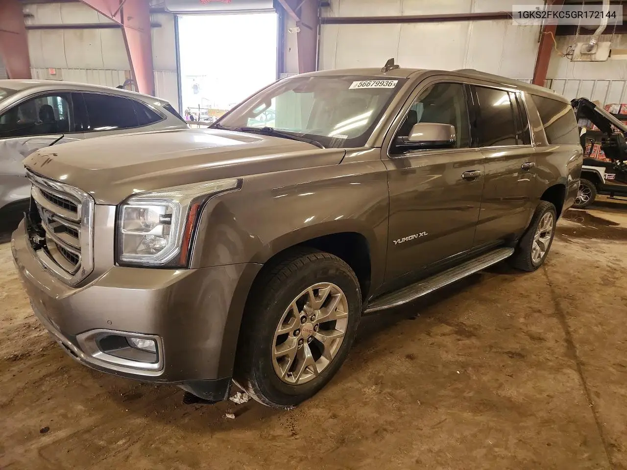 2016 GMC Yukon Xl K1500 Sle VIN: 1GKS2FKC5GR172144 Lot: 56679936