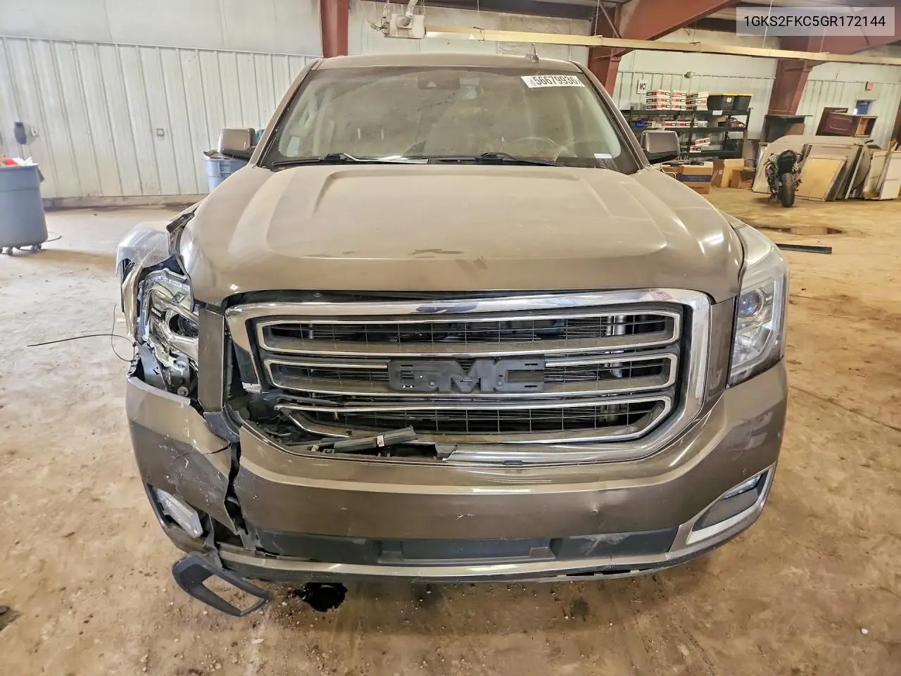 2016 GMC Yukon Xl K1500 Sle VIN: 1GKS2FKC5GR172144 Lot: 56679936