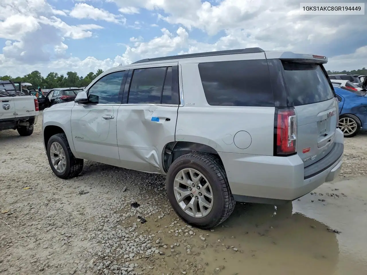 2016 GMC Yukon Sle VIN: 1GKS1AKC8GR194449 Lot: 57048396