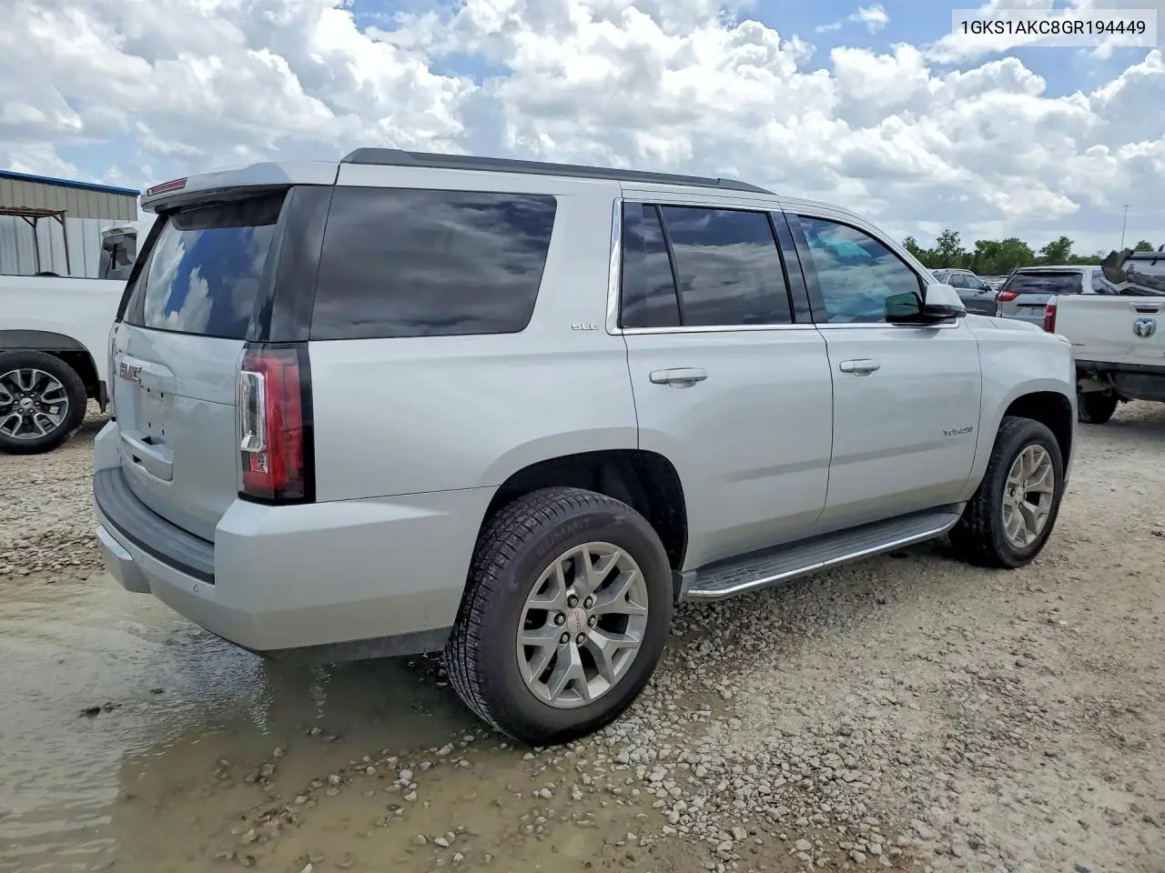 2016 GMC Yukon Sle VIN: 1GKS1AKC8GR194449 Lot: 57048396