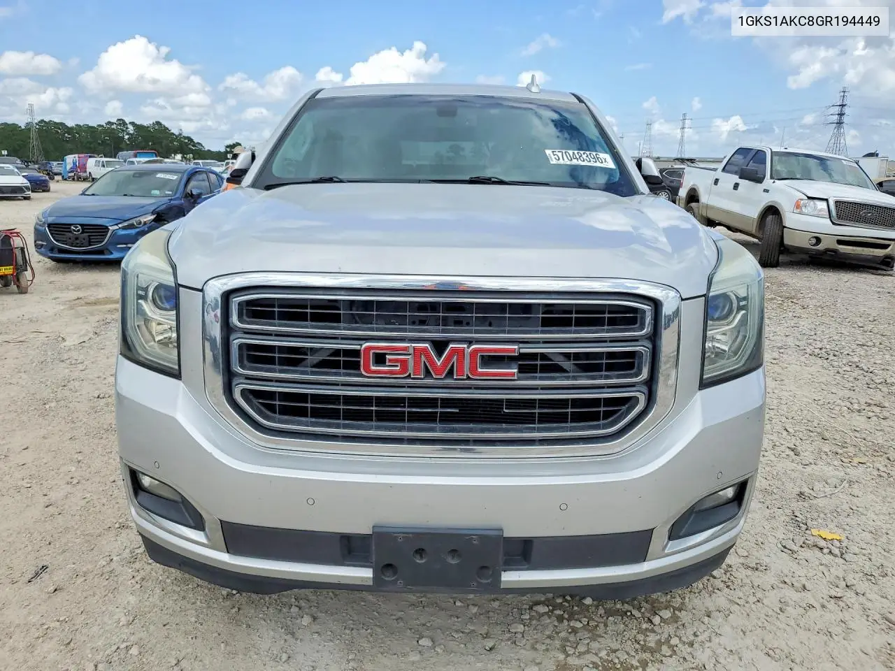 2016 GMC Yukon Sle VIN: 1GKS1AKC8GR194449 Lot: 57048396