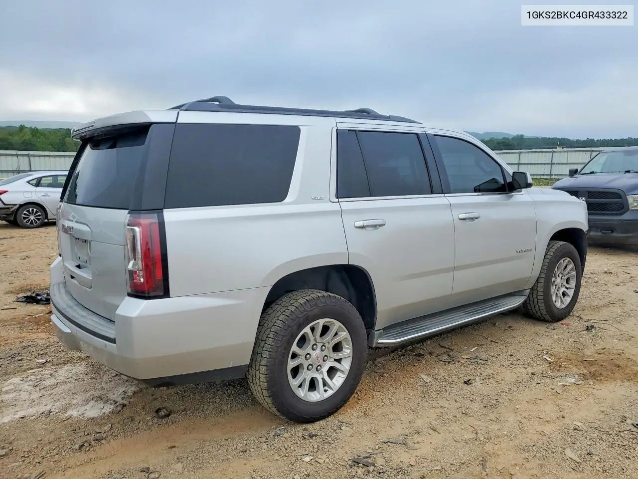 2016 GMC Yukon Slt VIN: 1GKS2BKC4GR433322 Lot: 59957256