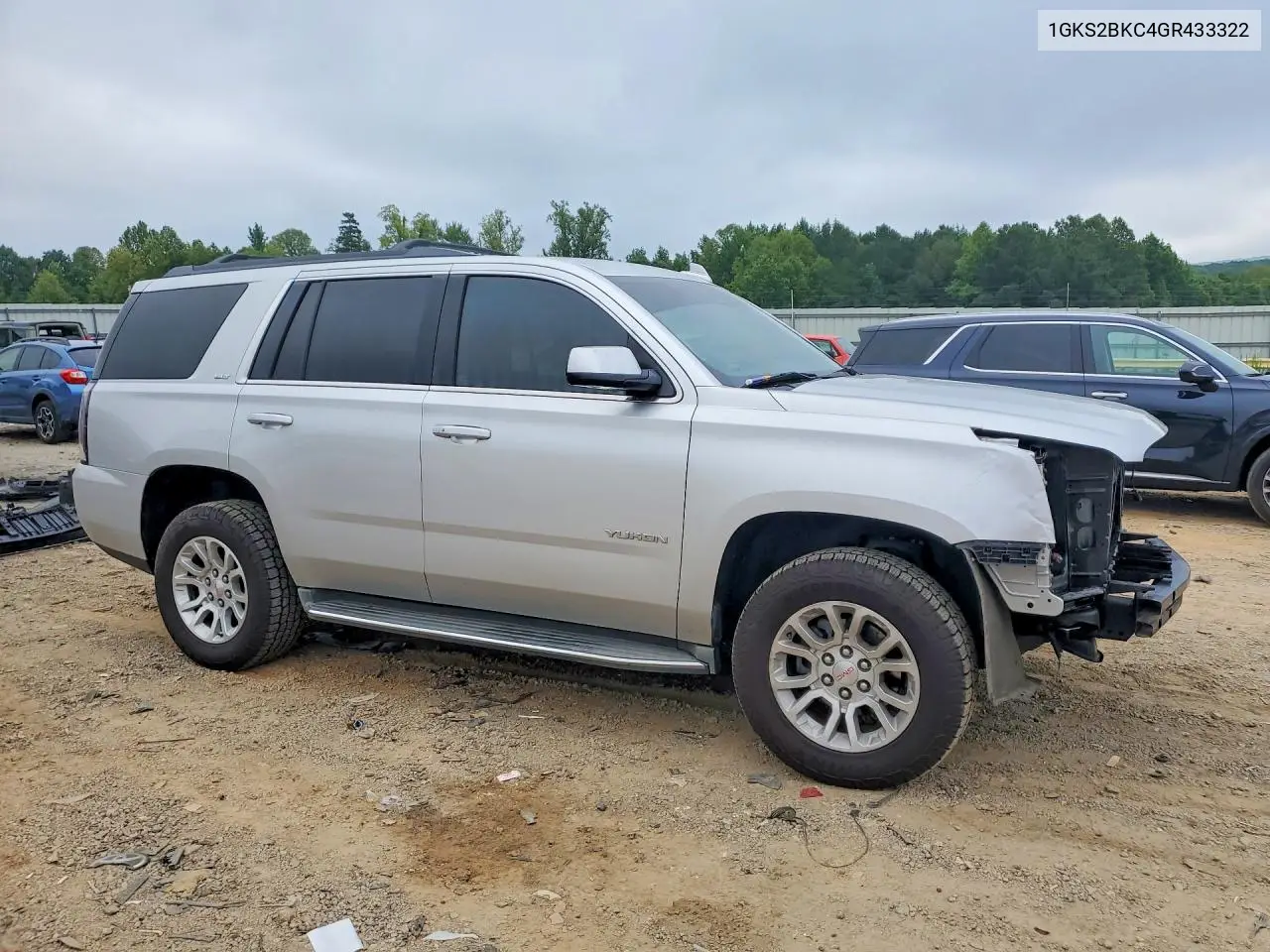 2016 GMC Yukon Slt VIN: 1GKS2BKC4GR433322 Lot: 59957256