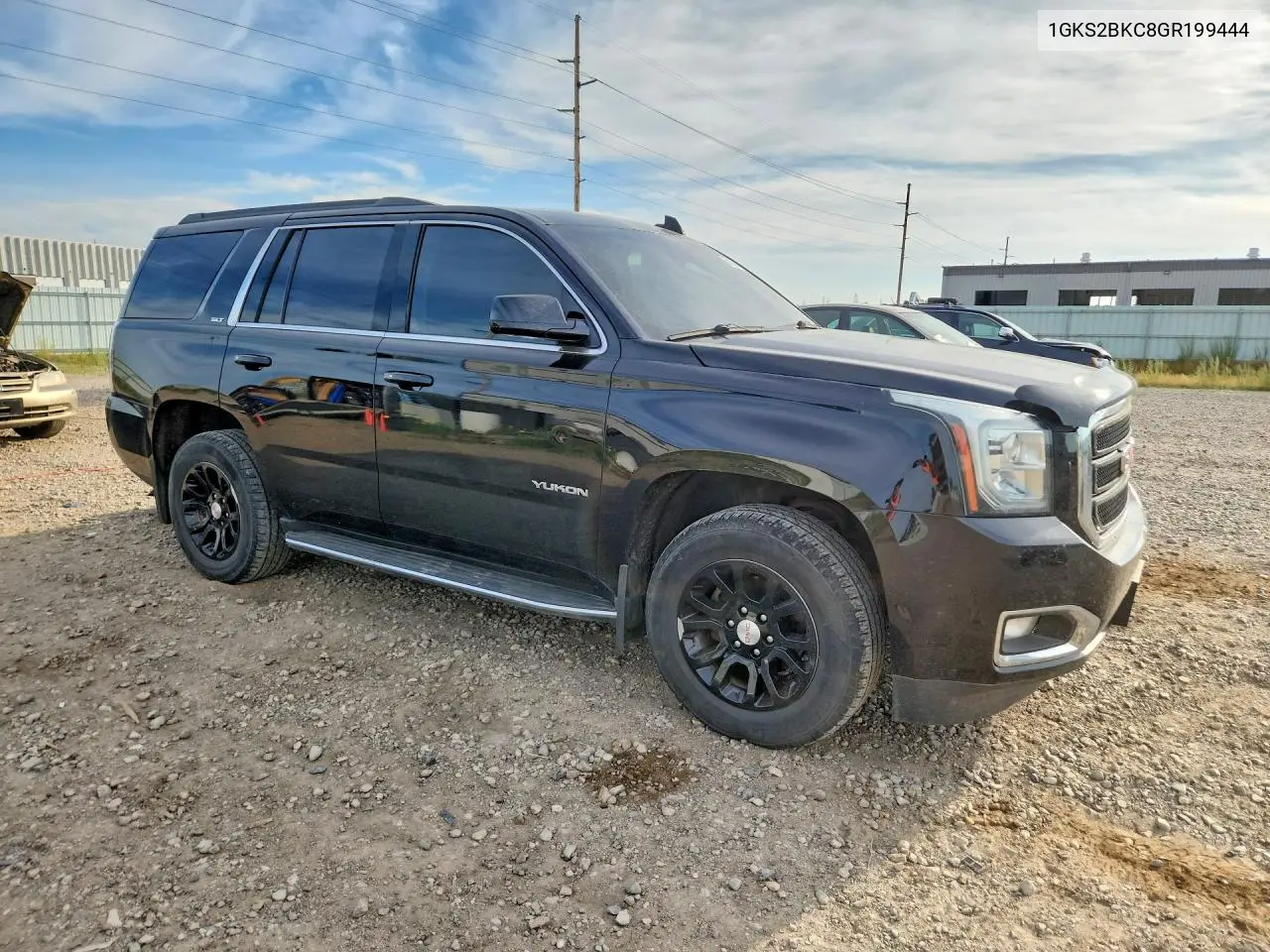 2016 GMC Yukon Slt VIN: 1GKS2BKC8GR199444 Lot: 60034106