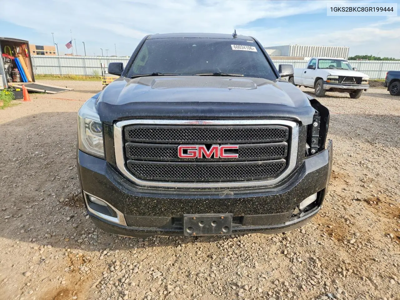 2016 GMC Yukon Slt VIN: 1GKS2BKC8GR199444 Lot: 60034106