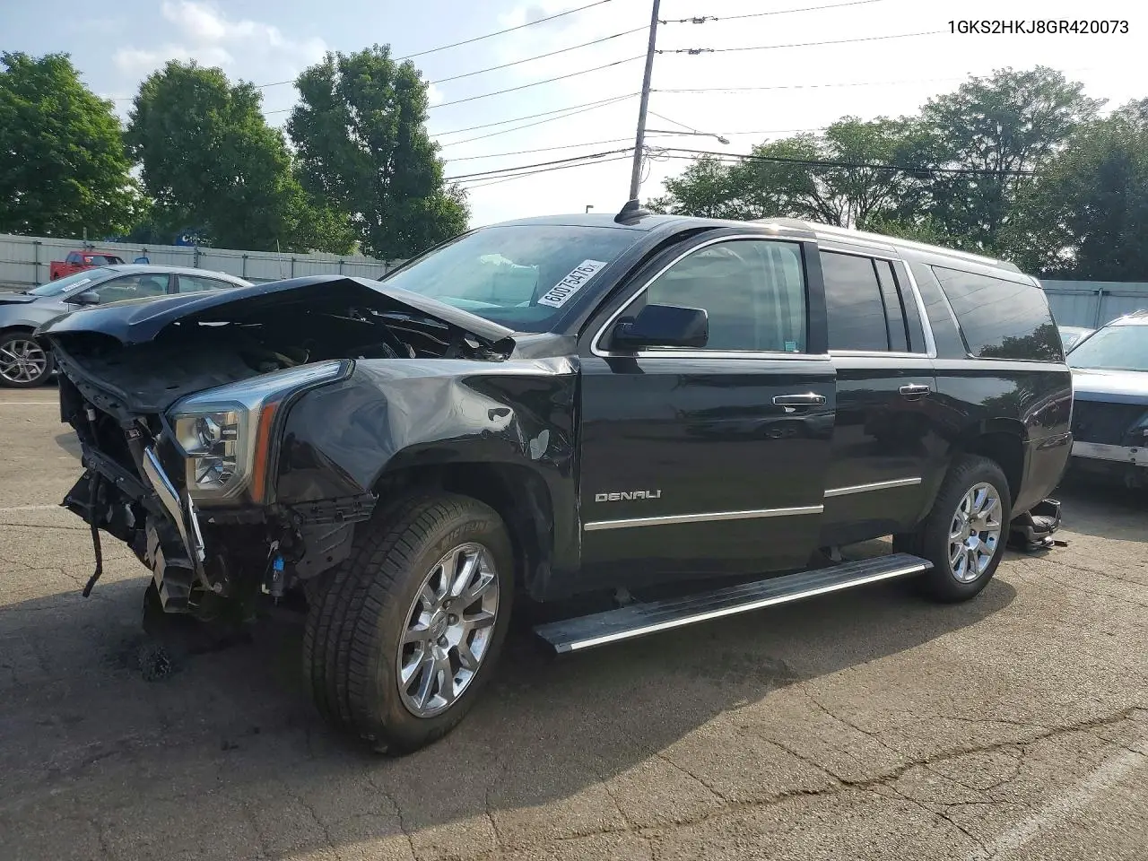 2016 GMC Yukon Xl Denali VIN: 1GKS2HKJ8GR420073 Lot: 60075476