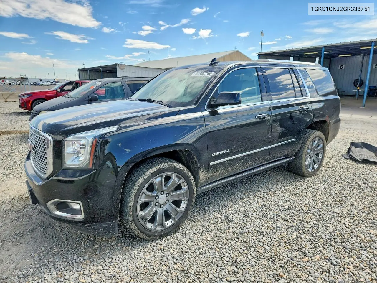 2016 GMC Yukon Denali VIN: 1GKS1CKJ2GR338751 Lot: 60208796