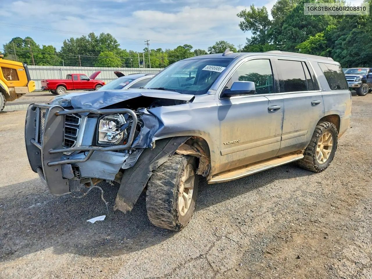 2016 GMC Yukon Slt VIN: 1GKS1BKC6GR208810 Lot: 60696986