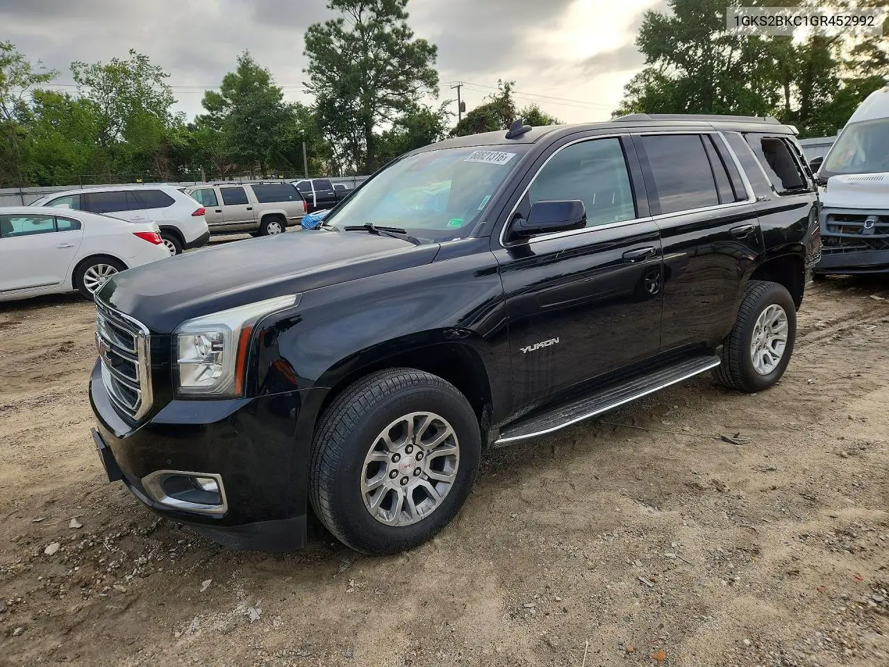 2016 GMC Yukon Slt VIN: 1GKS2BKC1GR452992 Lot: 60821316