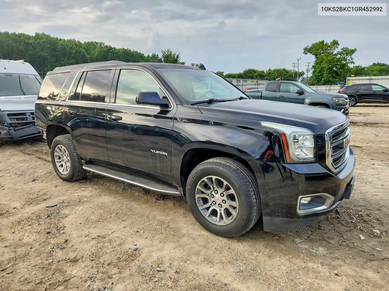 2016 GMC Yukon Slt VIN: 1GKS2BKC1GR452992 Lot: 60821316