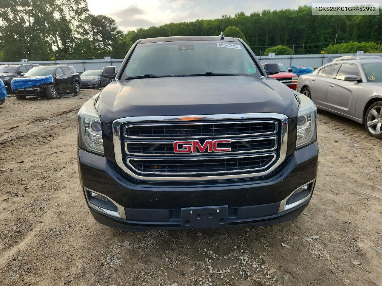 2016 GMC Yukon Slt VIN: 1GKS2BKC1GR452992 Lot: 60821316