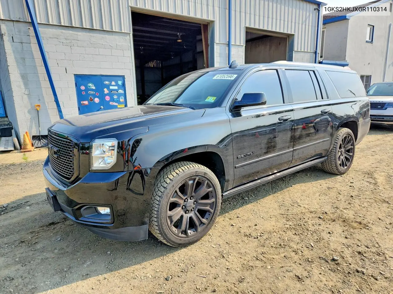 2016 GMC Yukon Xl Denali VIN: 1GKS2HKJXGR110314 Lot: 61052596