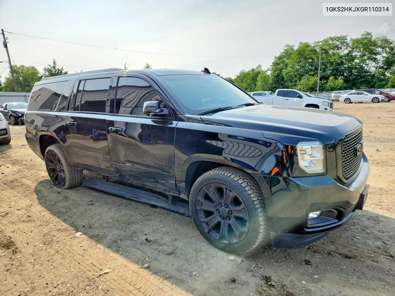 2016 GMC Yukon Xl Denali VIN: 1GKS2HKJXGR110314 Lot: 61052596
