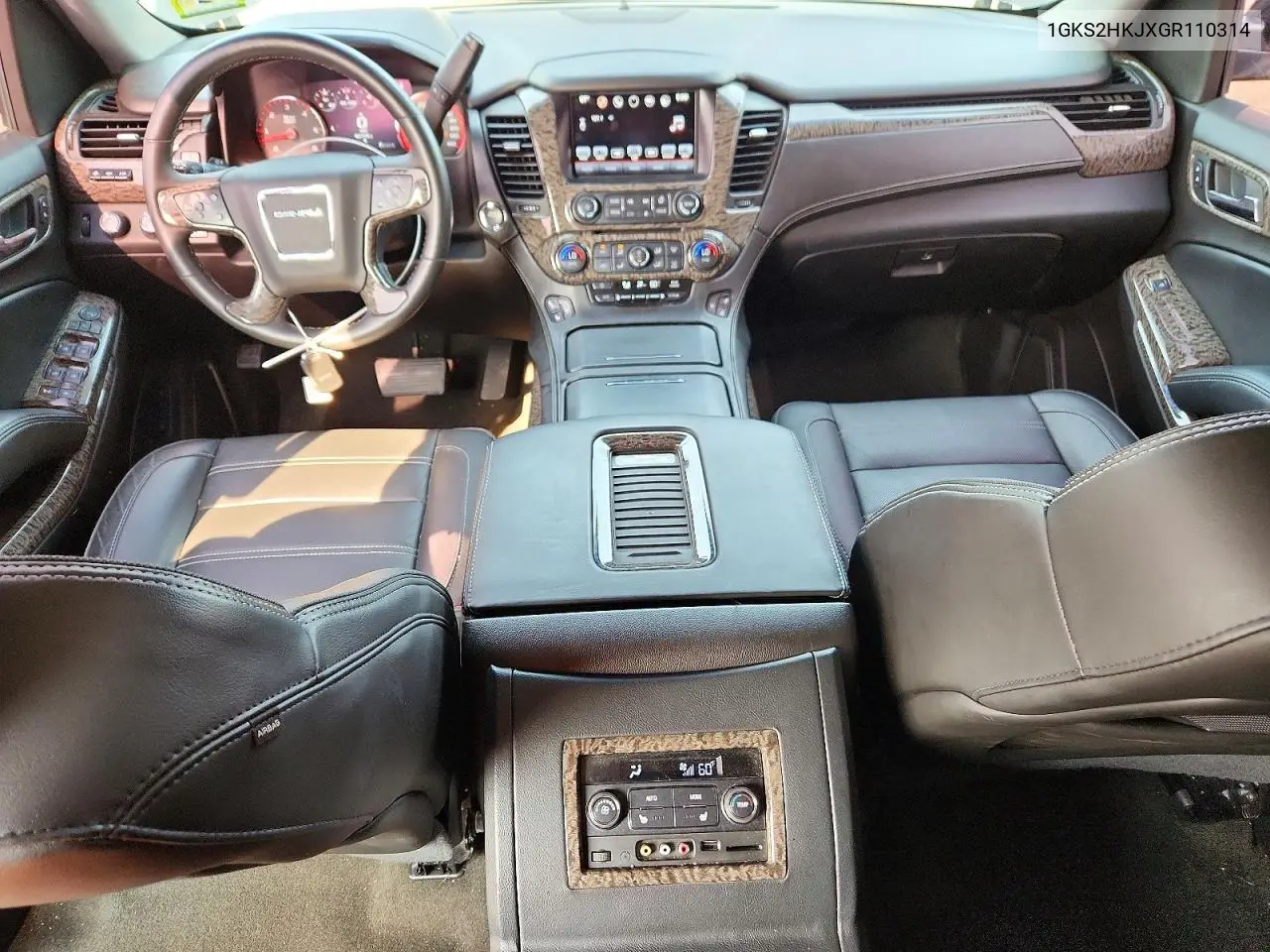 2016 GMC Yukon Xl Denali VIN: 1GKS2HKJXGR110314 Lot: 61052596