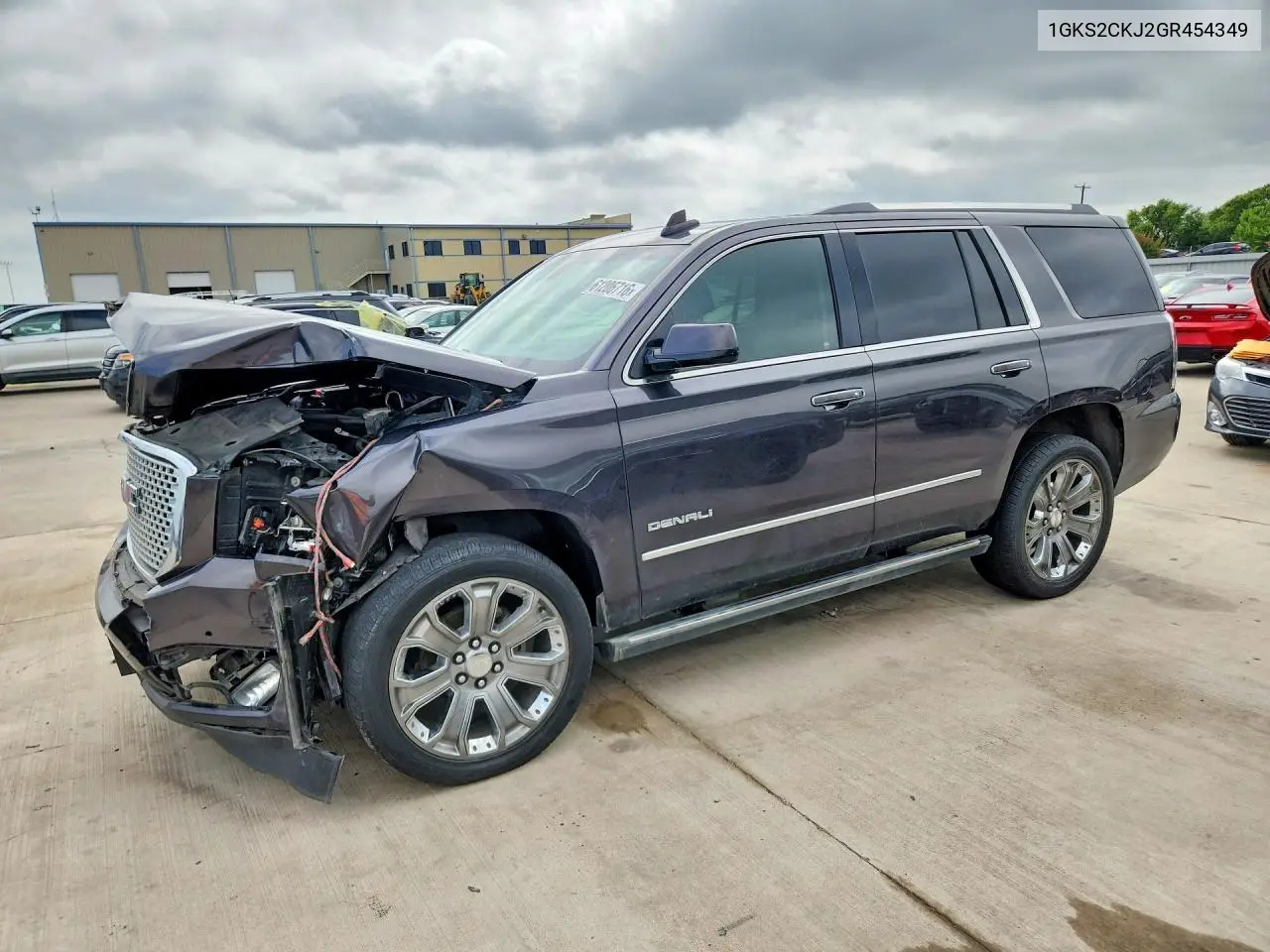 2016 GMC Yukon Denali VIN: 1GKS2CKJ2GR454349 Lot: 61206716