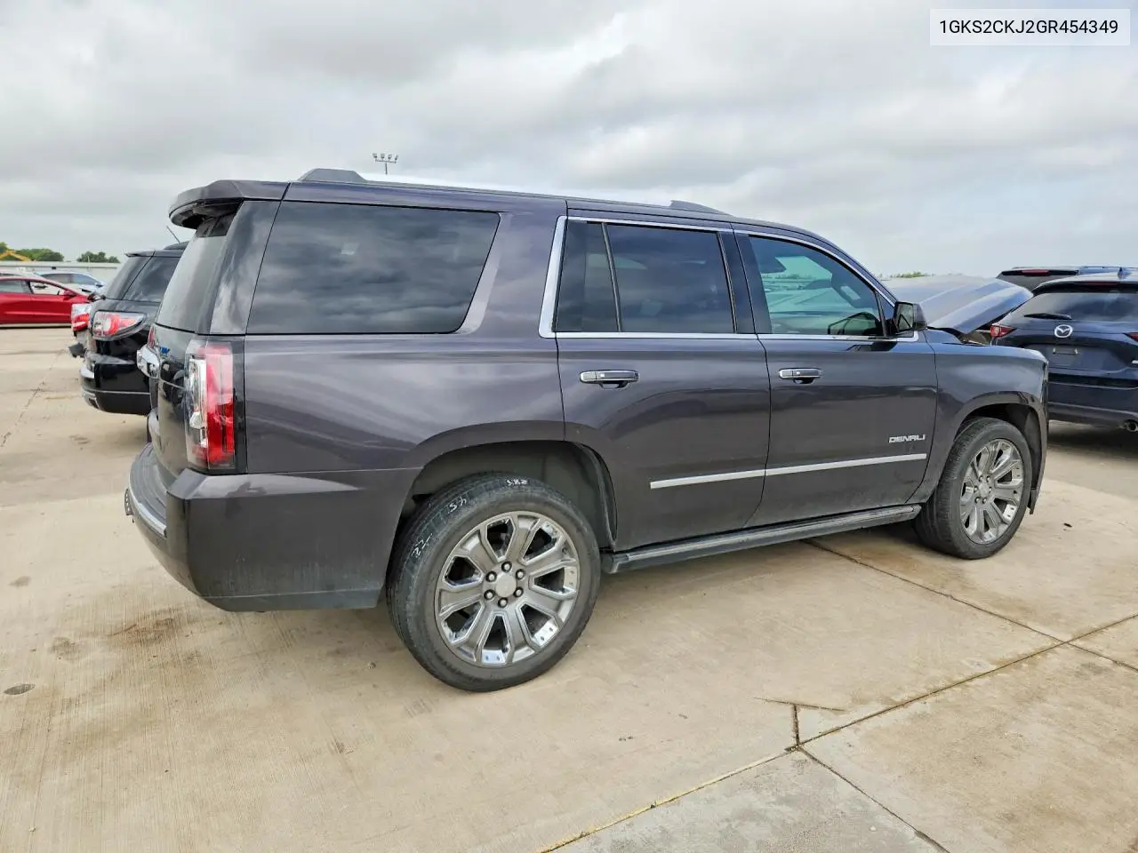 2016 GMC Yukon Denali VIN: 1GKS2CKJ2GR454349 Lot: 61206716