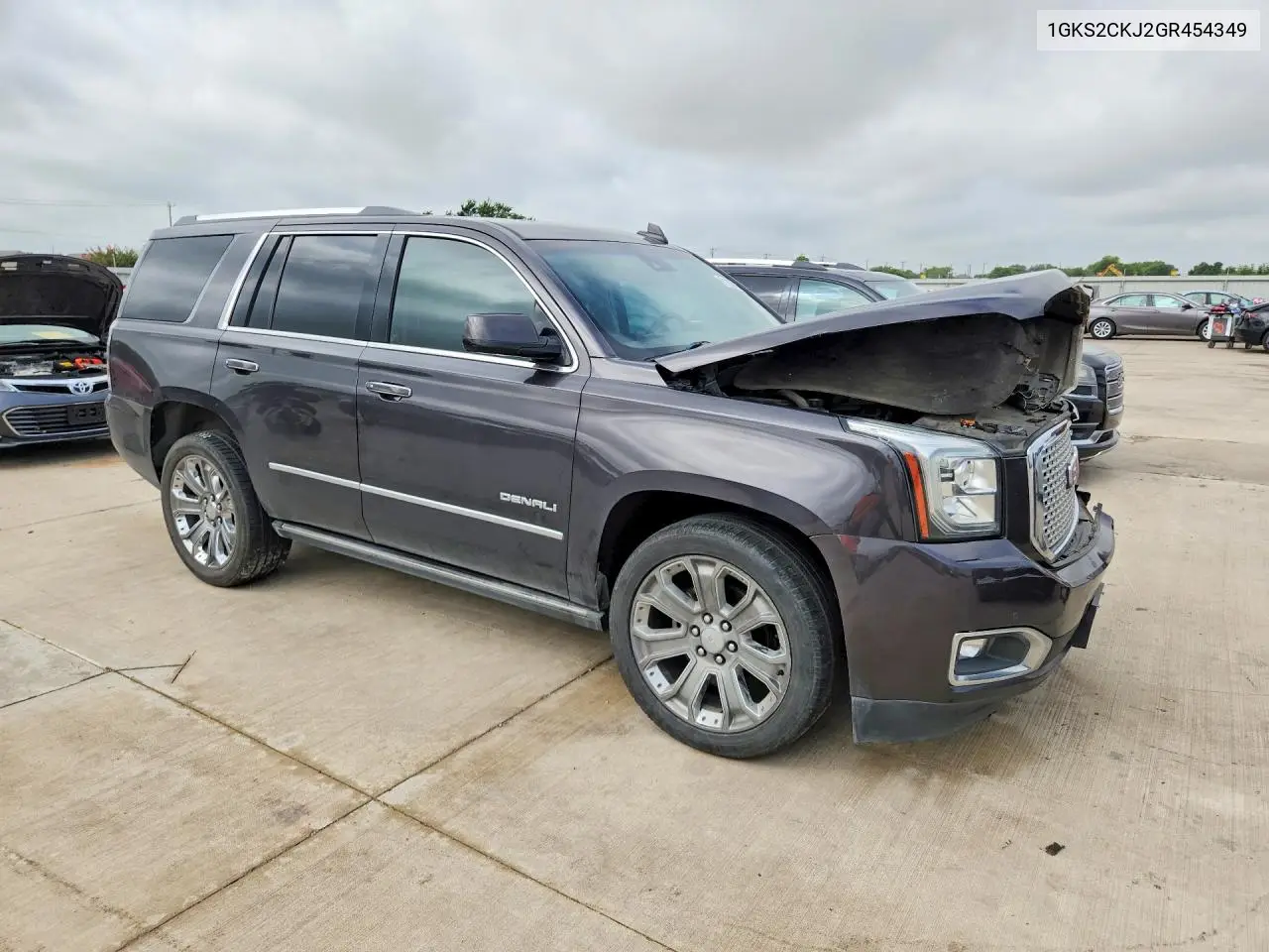 2016 GMC Yukon Denali VIN: 1GKS2CKJ2GR454349 Lot: 61206716