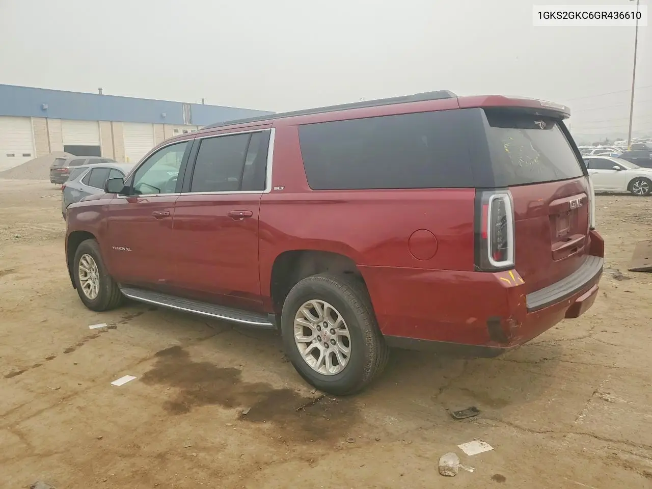2016 GMC Yukon Xl K1500 Slt VIN: 1GKS2GKC6GR436610 Lot: 61364206