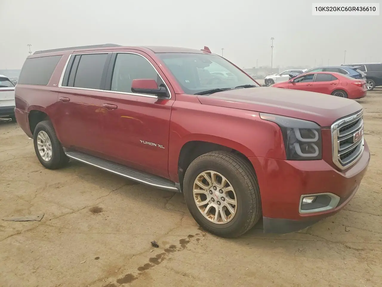 2016 GMC Yukon Xl K1500 Slt VIN: 1GKS2GKC6GR436610 Lot: 61364206