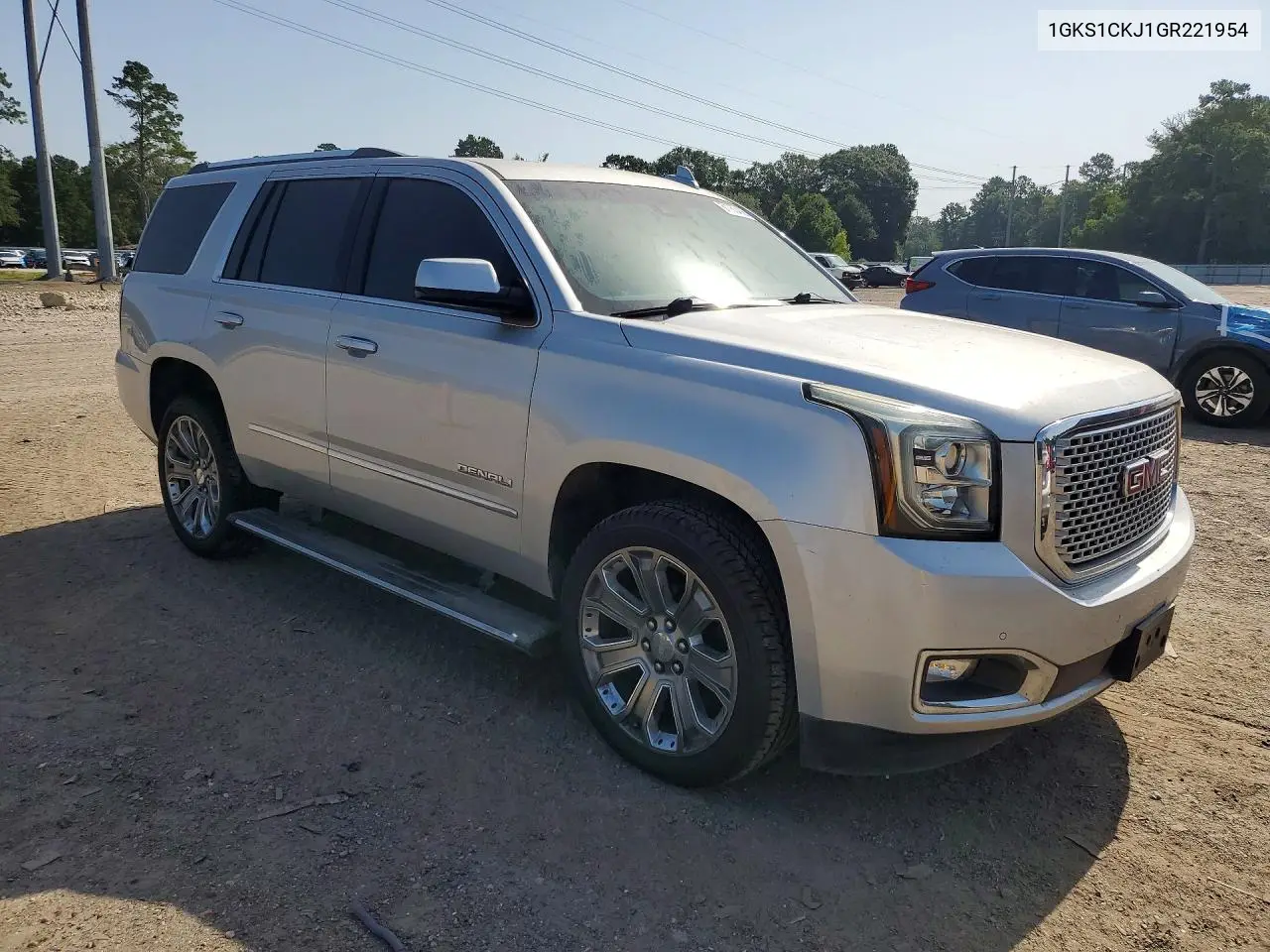 2016 GMC Yukon Denali VIN: 1GKS1CKJ1GR221954 Lot: 61763436