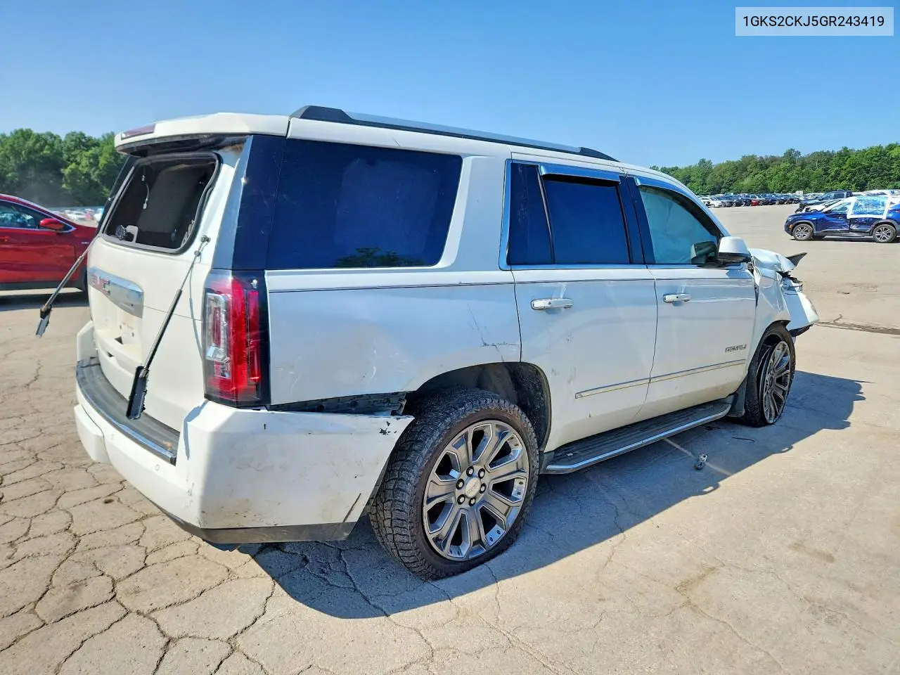 2016 GMC Yukon Denali VIN: 1GKS2CKJ5GR243419 Lot: 61788916