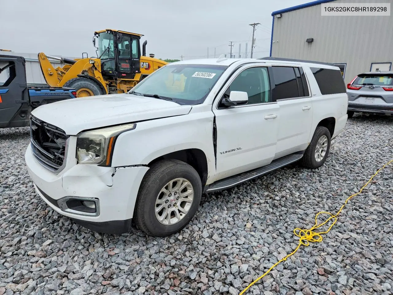 2017 GMC Yukon Xl K1500 Slt VIN: 1GKS2GKC8HR189298 Lot: 56260206