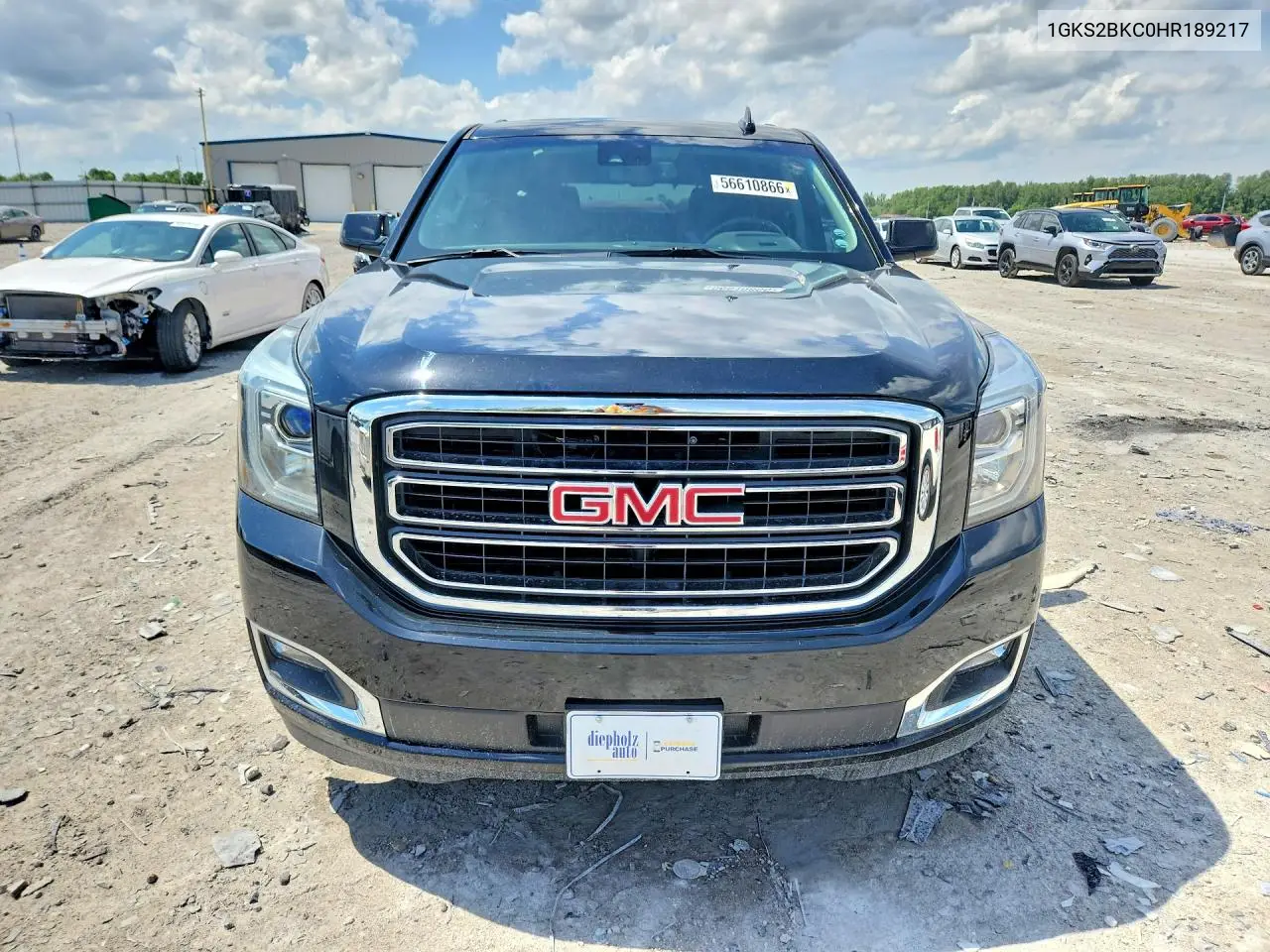 2017 GMC Yukon Slt VIN: 1GKS2BKC0HR189217 Lot: 56610866
