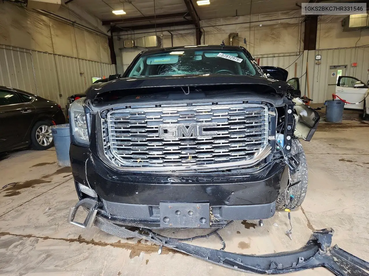 2017 GMC Yukon Slt VIN: 1GKS2BKC7HR331546 Lot: 57812976