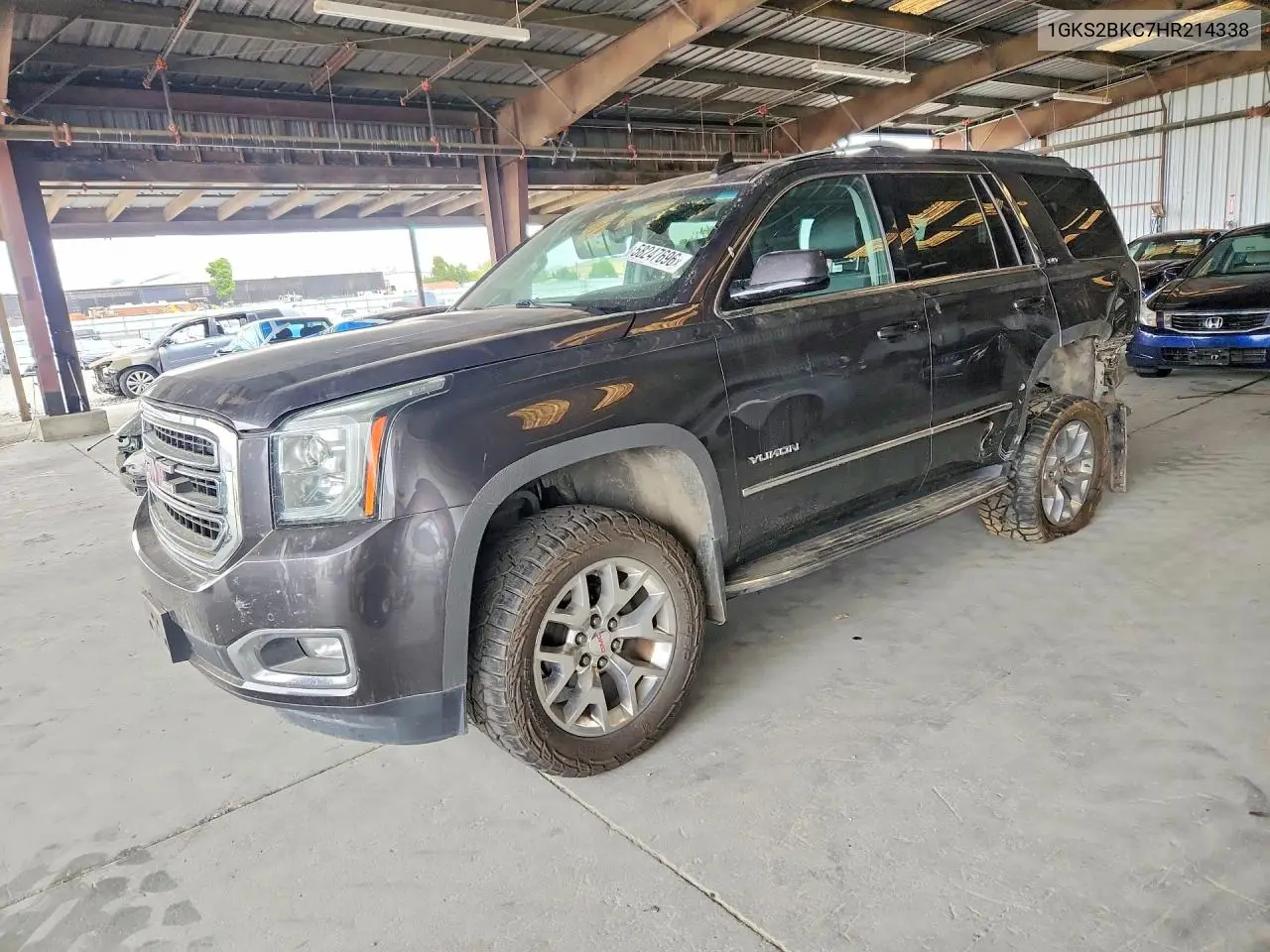 2017 GMC Yukon Slt VIN: 1GKS2BKC7HR214338 Lot: 58247696