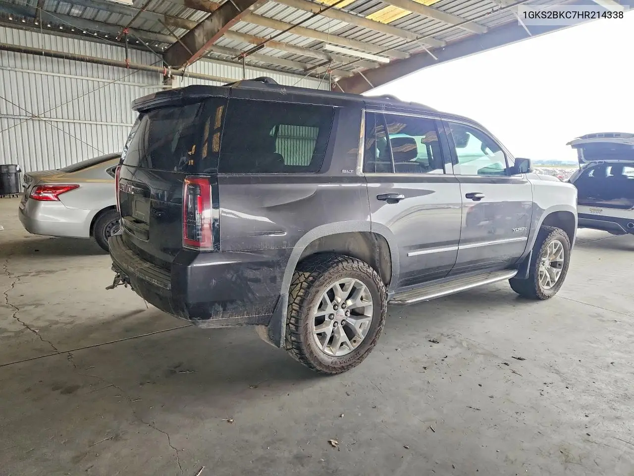 2017 GMC Yukon Slt VIN: 1GKS2BKC7HR214338 Lot: 58247696