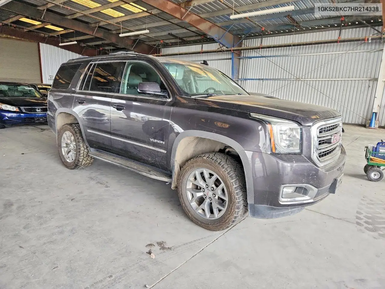 2017 GMC Yukon Slt VIN: 1GKS2BKC7HR214338 Lot: 58247696