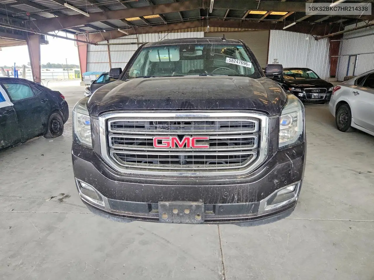 2017 GMC Yukon Slt VIN: 1GKS2BKC7HR214338 Lot: 58247696