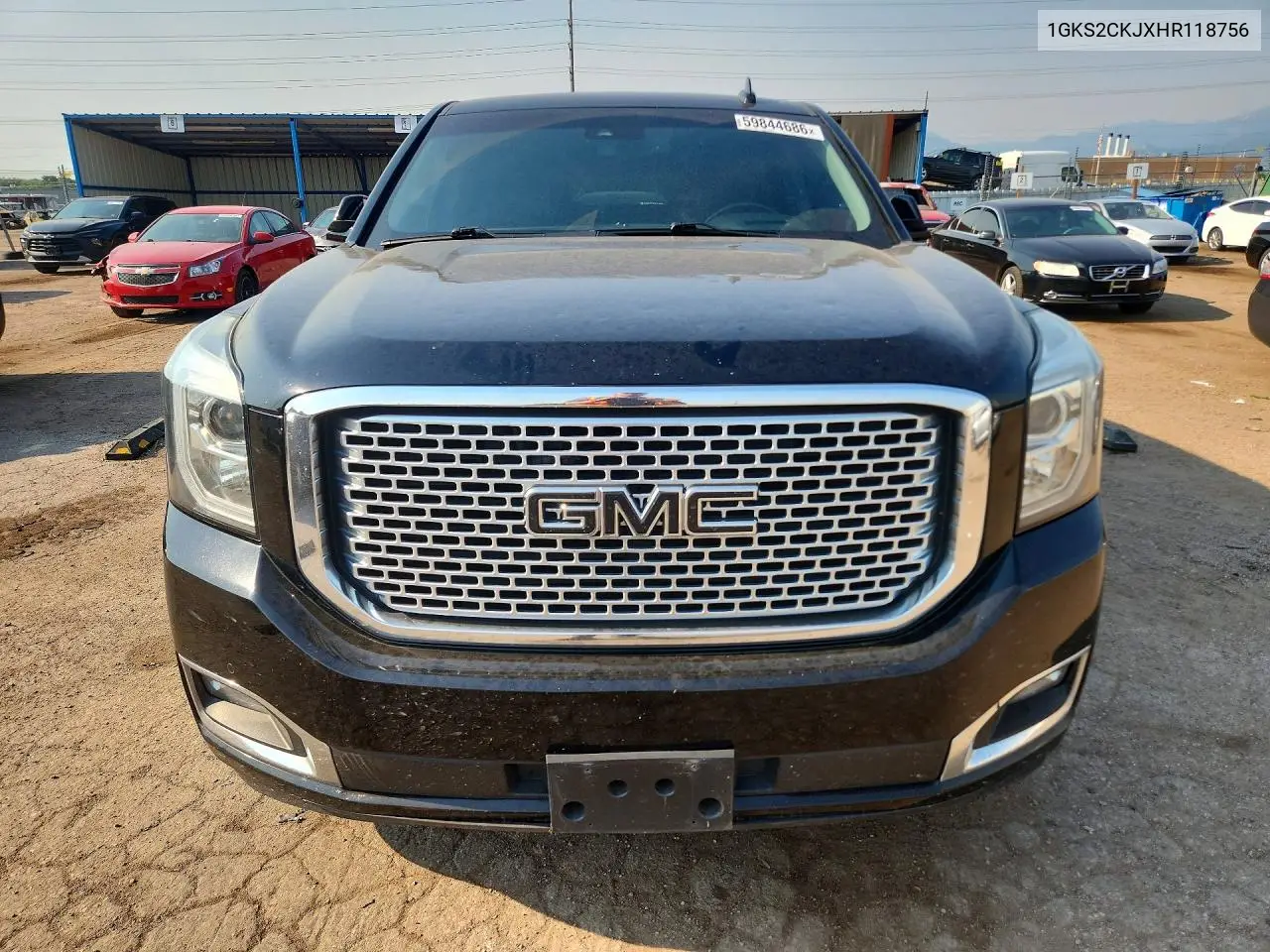 2017 GMC Yukon Denali VIN: 1GKS2CKJXHR118756 Lot: 59844686
