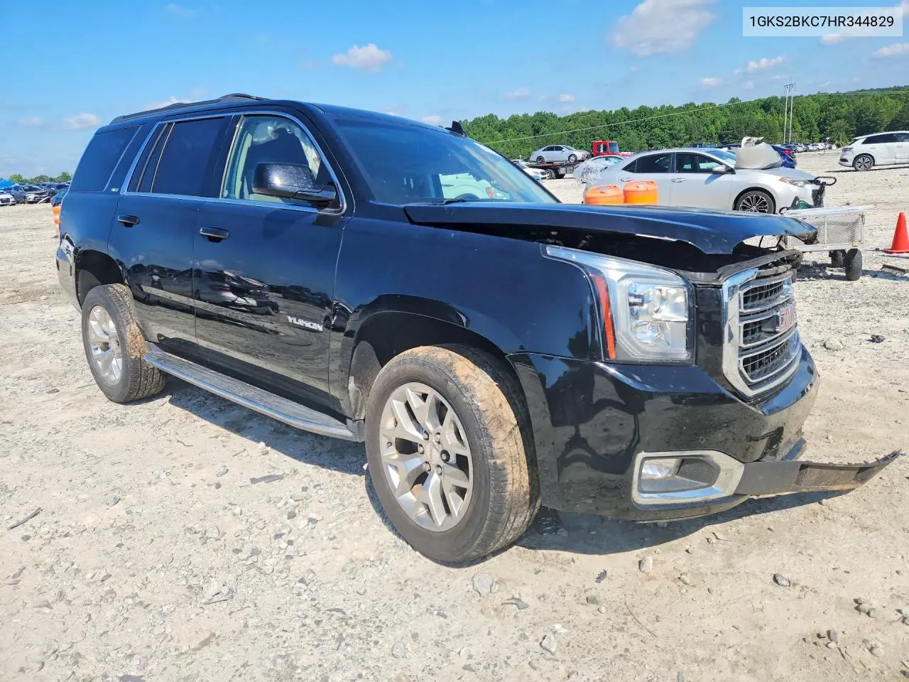 2017 GMC Yukon Slt VIN: 1GKS2BKC7HR344829 Lot: 59914966