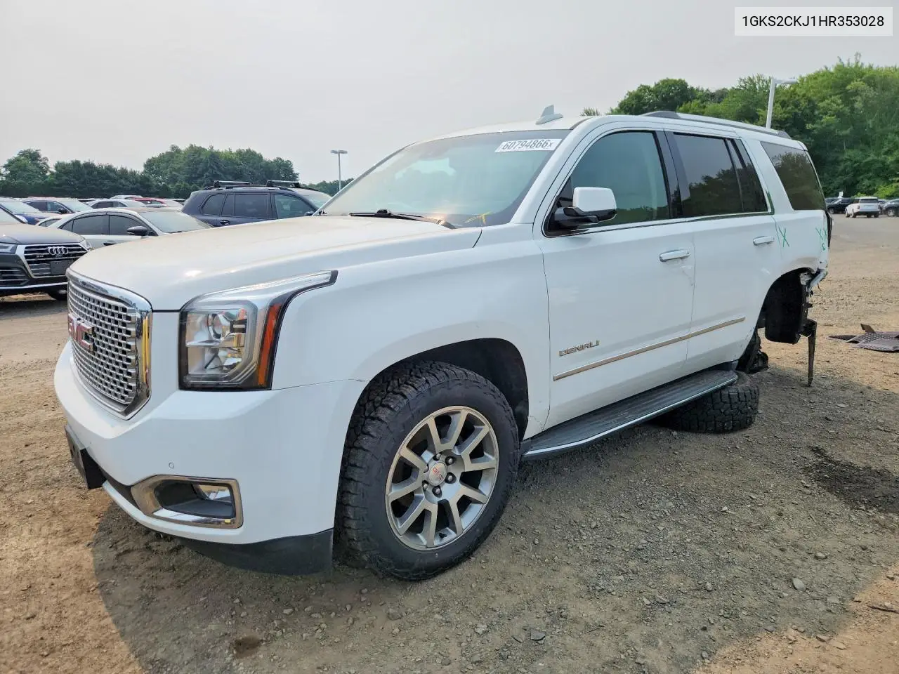 2017 GMC Yukon Denali VIN: 1GKS2CKJ1HR353028 Lot: 60794866