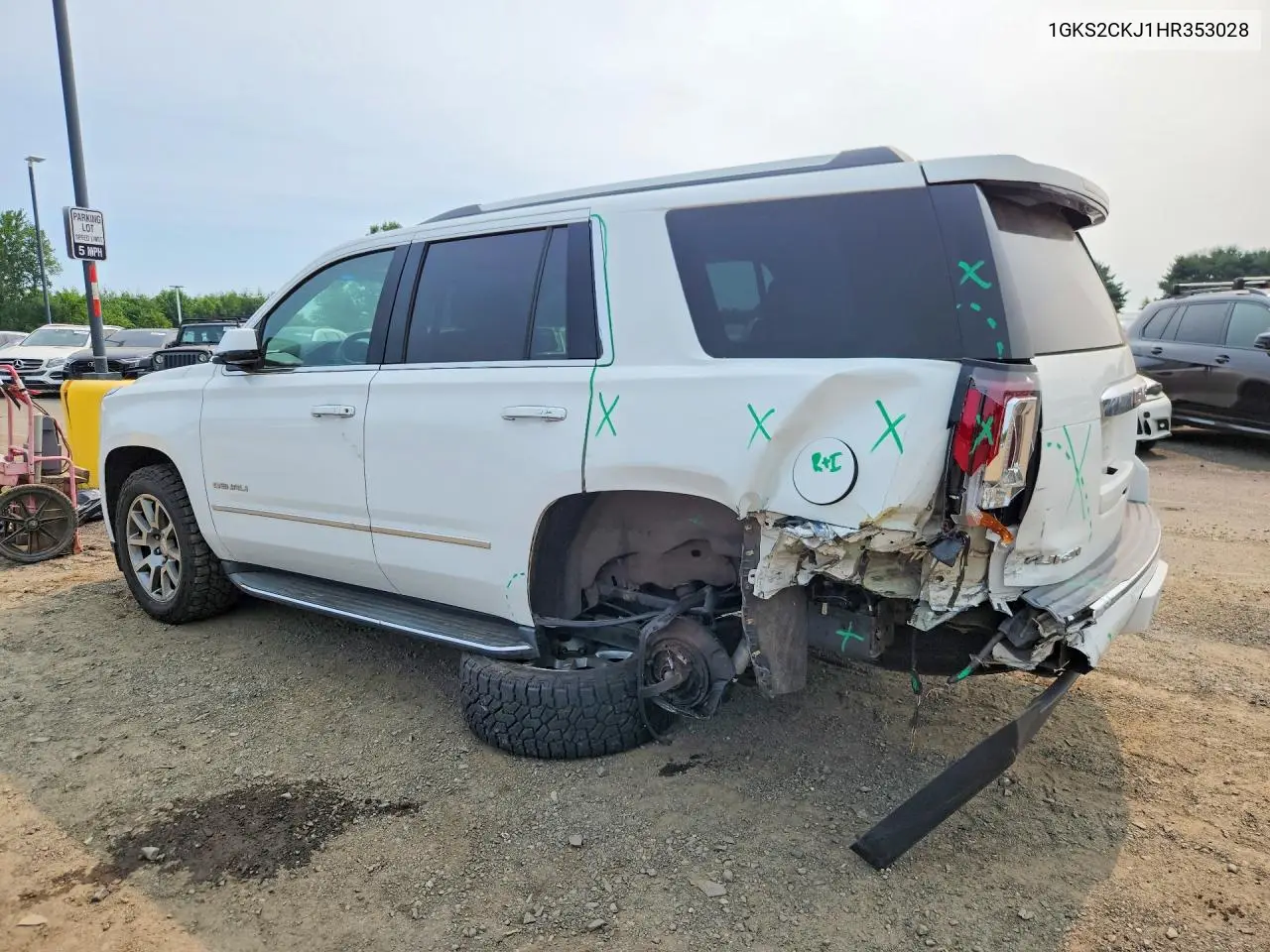 2017 GMC Yukon Denali VIN: 1GKS2CKJ1HR353028 Lot: 60794866
