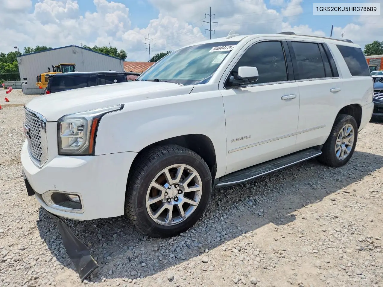 2017 GMC Yukon Denali VIN: 1GKS2CKJ5HR378689 Lot: 60864726