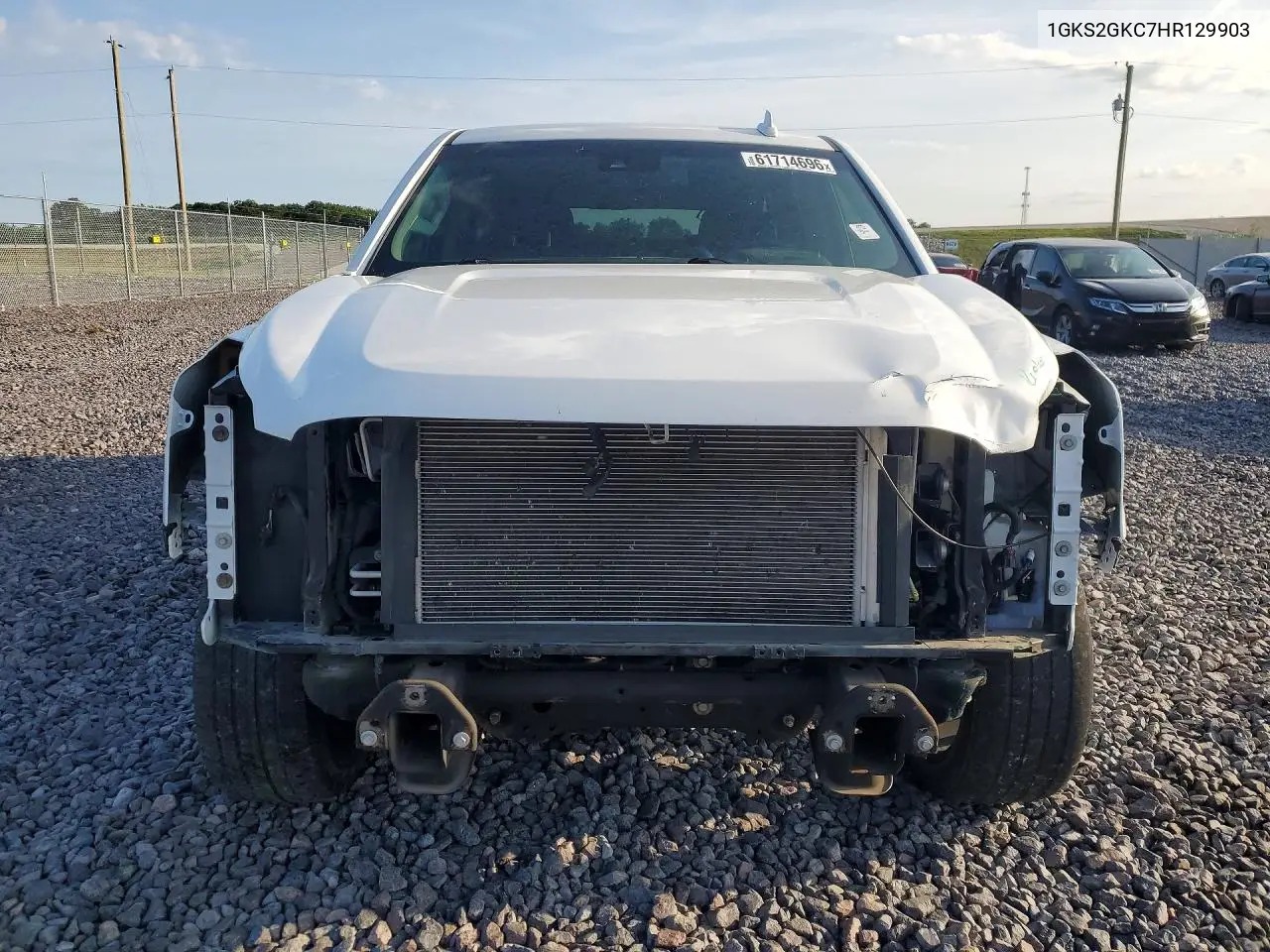 2017 GMC Yukon Xl K1500 Slt VIN: 1GKS2GKC7HR129903 Lot: 61714696