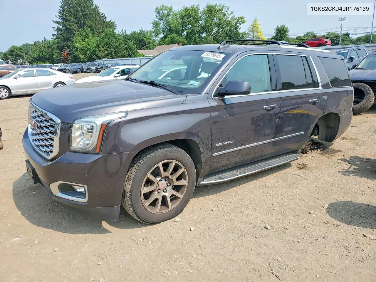 2018 GMC Yukon Denali VIN: 1GKS2CKJ4JR176139 Lot: 59605916